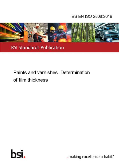 ISO 2808:2019 Paints and varnishes — Determination of film 